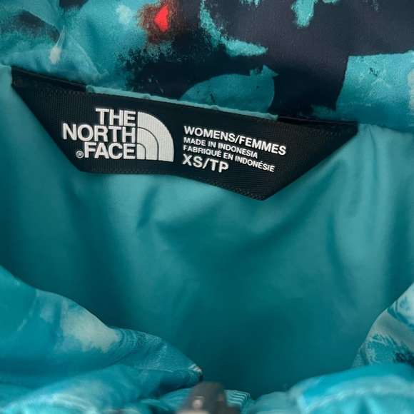 The North Face Womens Garner Triclimate Blue Snowflower Rain Jacket Size XS - Picture 3 of 10
